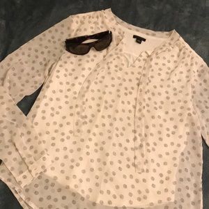 Chic sheer lined blouse